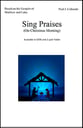 Sing Praises SATB choral sheet music cover